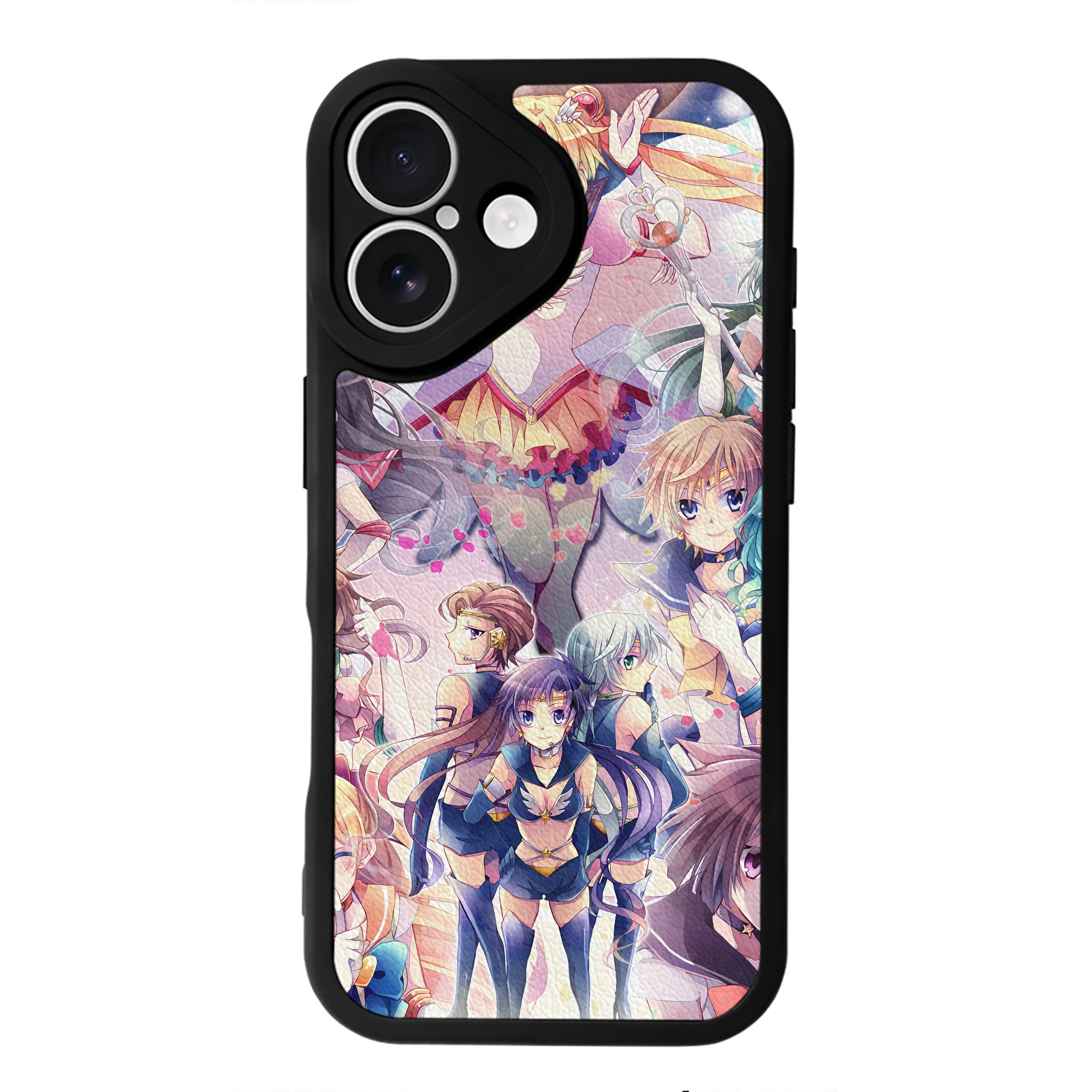 （画像用） 美少女戦士セーラームーン Sailor Moon 【iPhone 16シリーズ対応】シリコンスマホケース（レザー調） 材質：シリコン